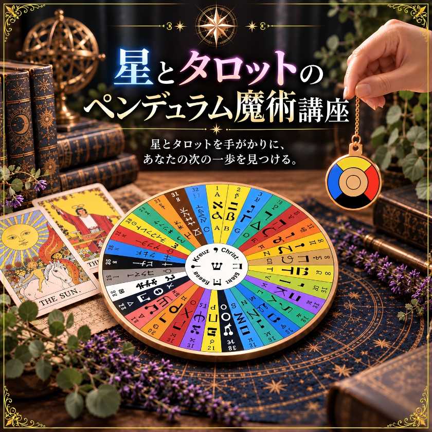 星とタロットのペンデュラム魔術講座